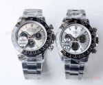 1:1 Swiss Rolex Cosmograph Daytona 4130 JH Factory Watch Silver or Gray Face